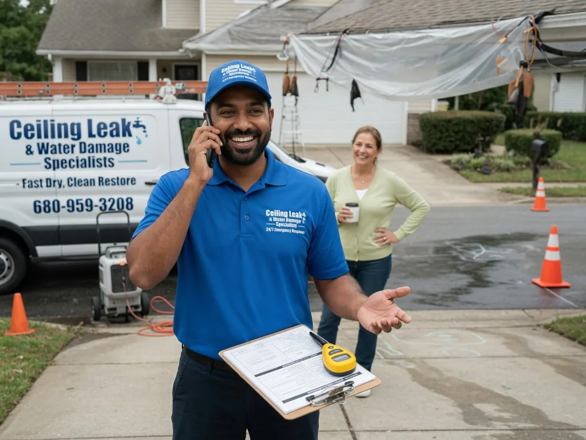 Ceiling Leak Cleanup Valmora, NM FAQs